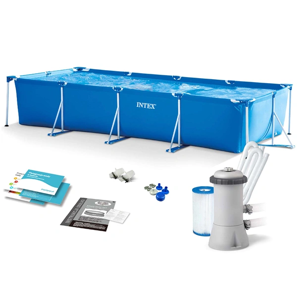 Каркасный бассейн Intex 28274NP Rectangular Frame (28274NP) - фото 3