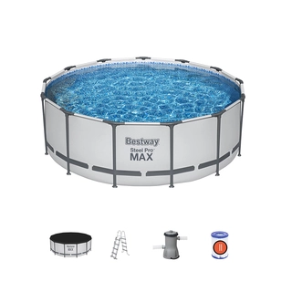 Bestway қаңқалы бассейні Steel Pro Max 396х122см, 12690л (5618W)
