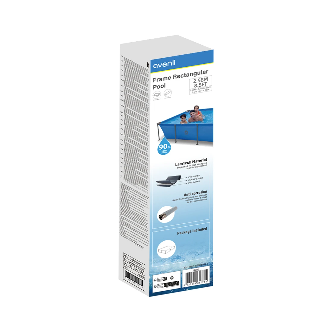 Каркасный бассейн Avenli 17805 