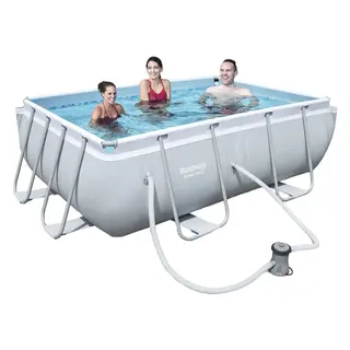 Каркасный бассейн Bestway Power Steel Rectangular 56629