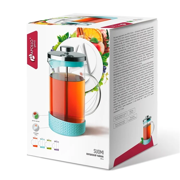 Поршневой чайник Apollo Genio Suomi 600 мл (SUO-600) - фото 2