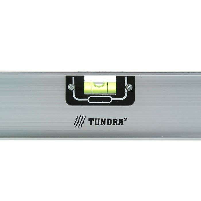 Уровень TUNDRA "Рельс", 2000 мм, алюминиевый, 3 глазка (1 поворотный) 
