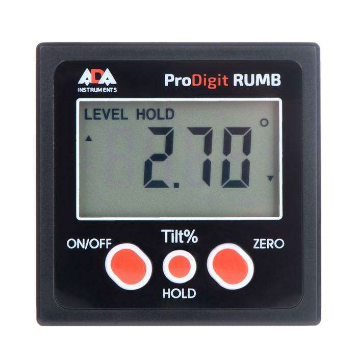 Цифровой уровень/угломер ADA Pro-Digit RUMB А00481, магнитный, 4х90°, разрешение 0.05°, 9В 