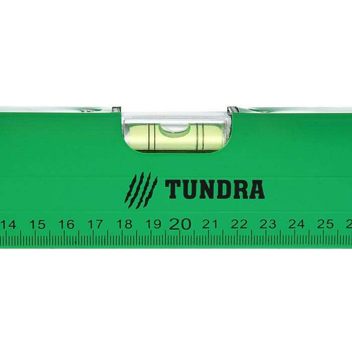 Уровень алюминиевый TUNDRA basic, 3 глазка, 40 см 