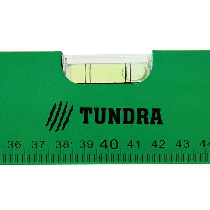 Уровень алюминиевый TUNDRA basic, 3 глазка, 80 см 