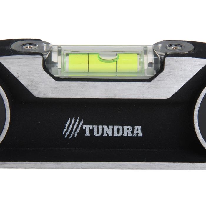 Уровень строительный TUNDRA premium, алюминиевый, трапециевидный, 3 глазка, 60 см 