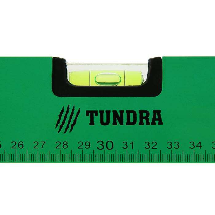 Уровень алюминиевый с магнитом, TUNDRA basic, 3 глазка, 60 см 