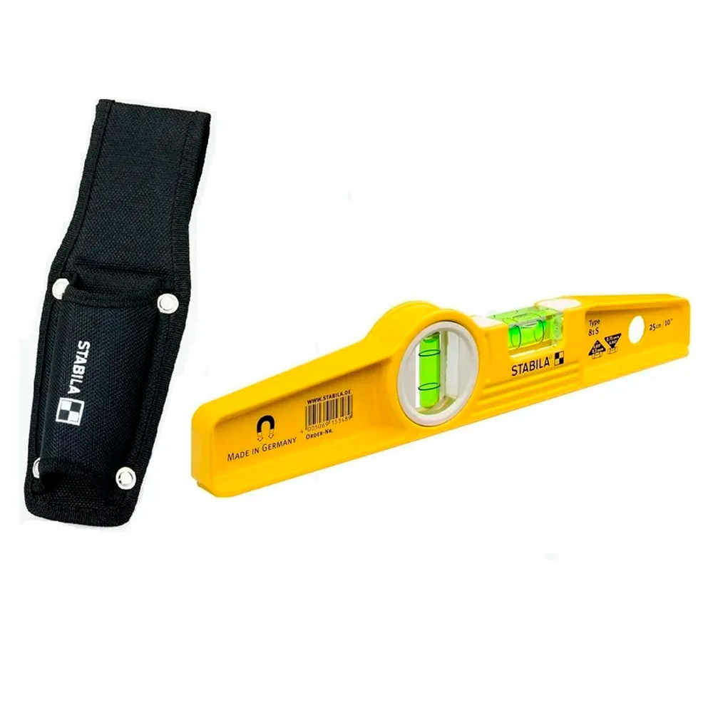 Уровень STABILA Torpedo тип "81S" в чехле 25см 02501 - фото 2