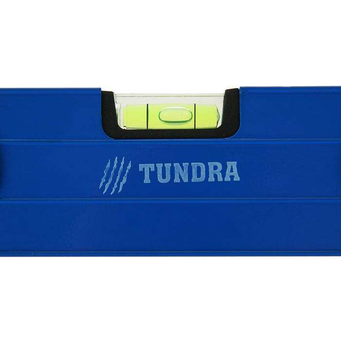 Уровень алюминиевый TUNDRA comfort, 3 глазка (повортный глазок), 2 ручки, 60 см 