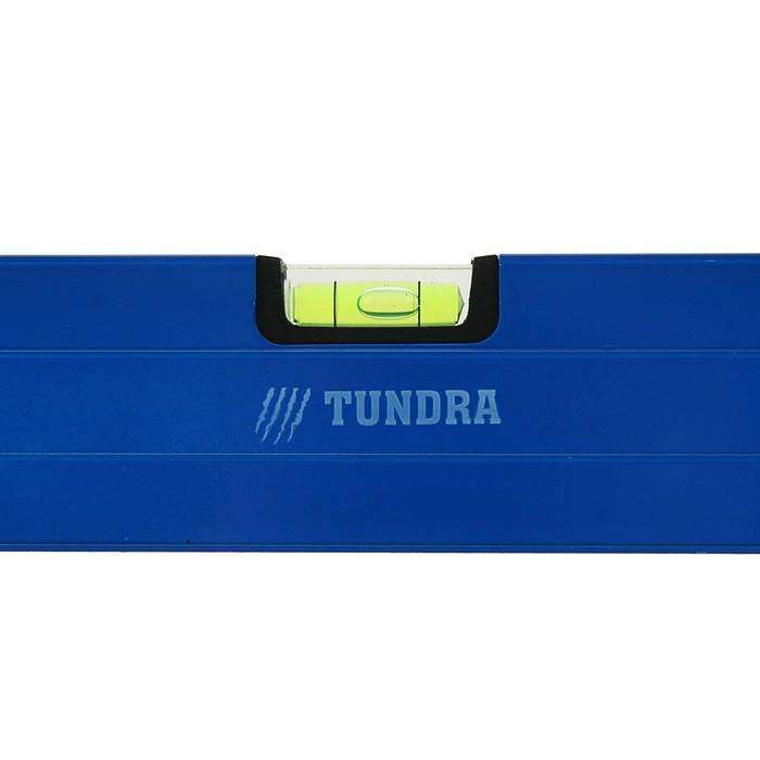 Уровень алюминиевый TUNDRA comfort, 3 глазка (повортный глазок), 2 ручки, 100 см 