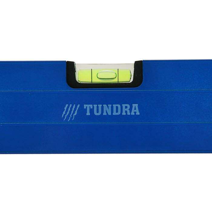 Уровень алюминиевый TUNDRA comfort, 3 глазка (повортный глазок), 2 ручки, 120 см 