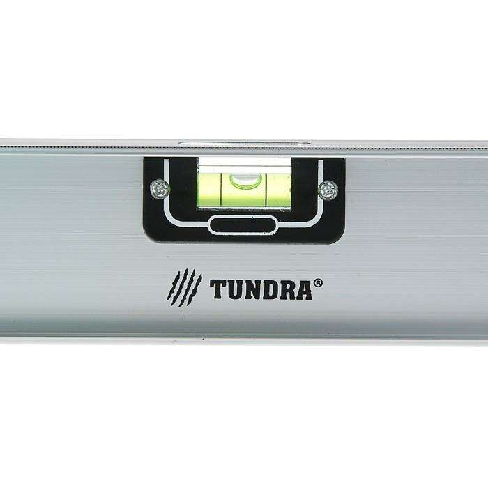 Уровень TUNDRA "Рельс", 1800 мм, алюминиевый, 3 глазка (1 поворотный) 