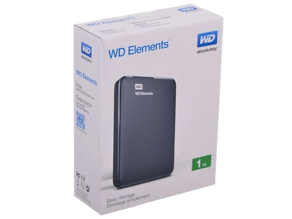 Внешний жёсткий диск Western Digital WDBUZG0010BBK-WESN / 1000 ГБ, 2,5" (Black) - фото 3