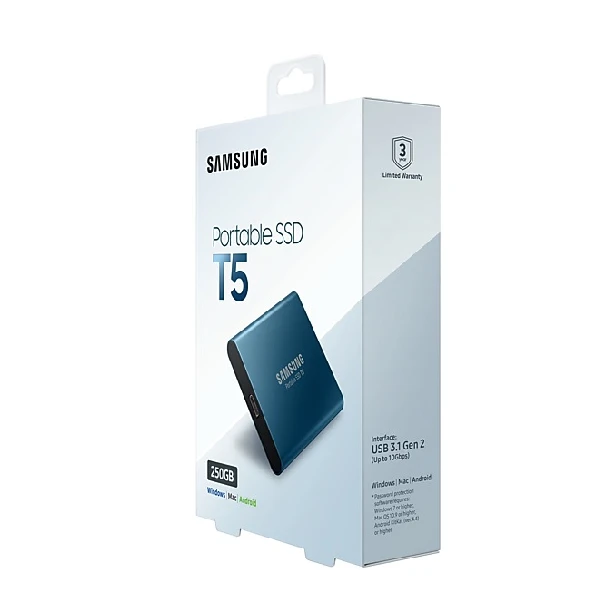 Samsung сыртқы SSD 250 Гб (MU-PA250B/WW) - фото 5