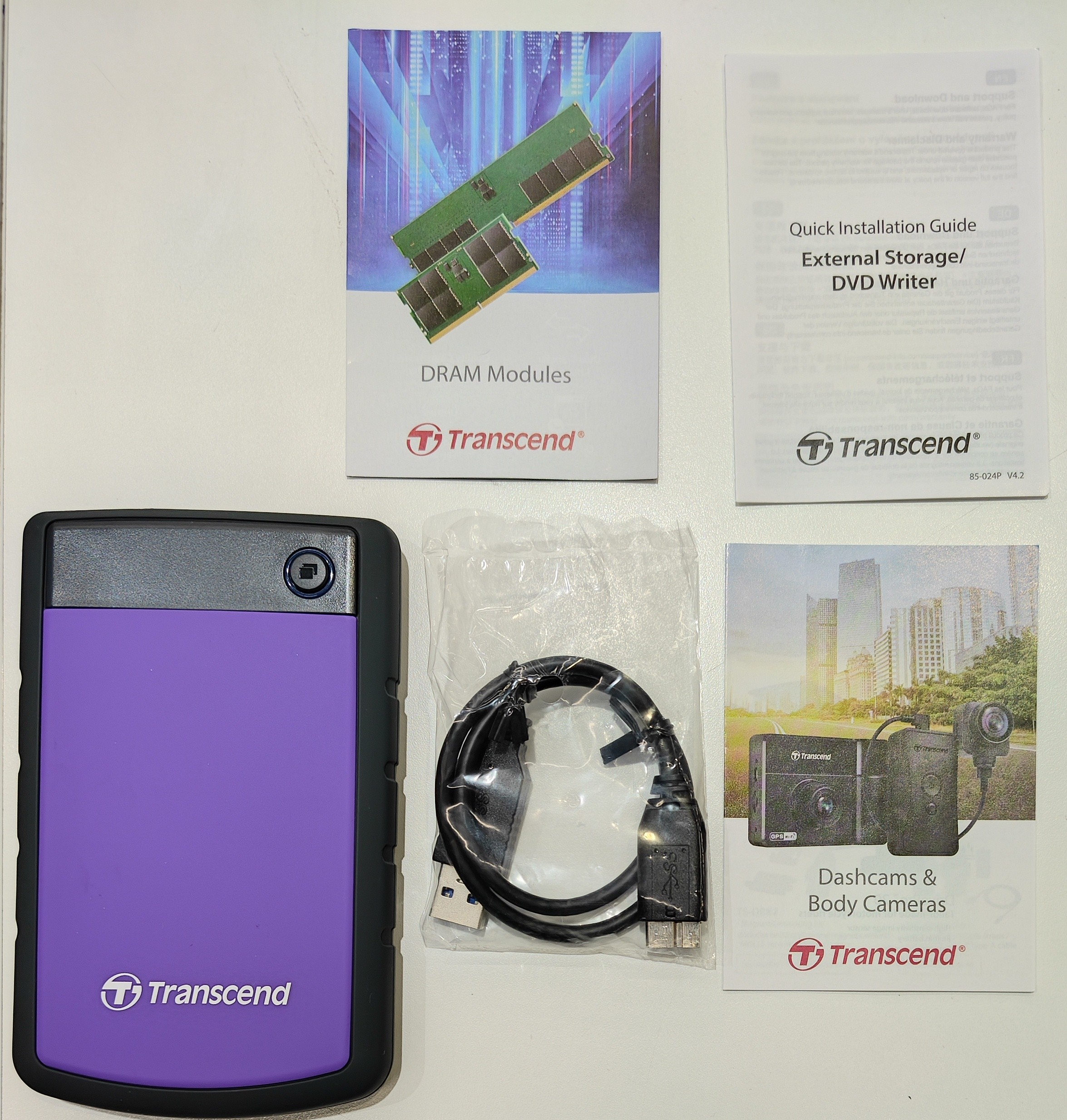 Внешний жесткий диск Transcend 4000 Гб (TS4TSJ25H3P) - фото 4