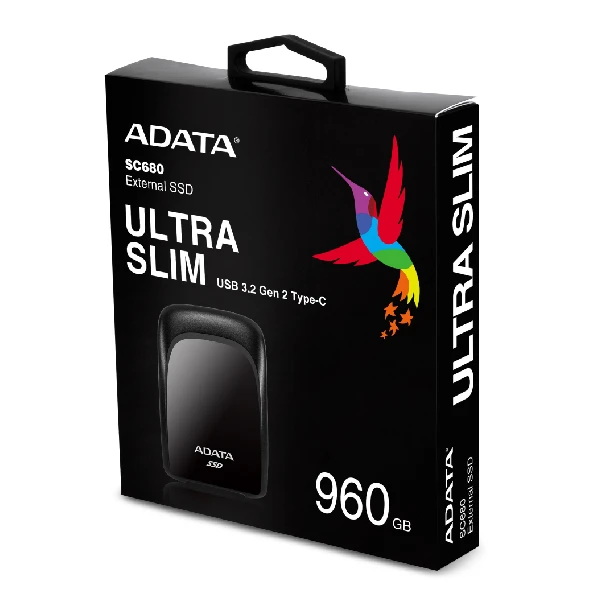 Adata сыртқы SSD 960 ГБ (ASC680-960GU32G2-CBK) - фото 3