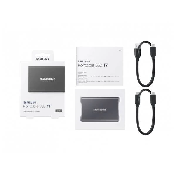 Внешний жесткий диск Samsung Portable SSD T7 (MU-PC2T0T/WW) - фото 4
