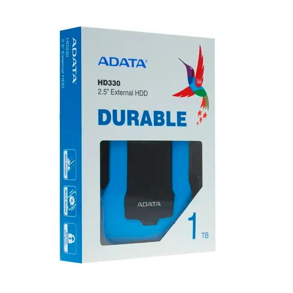 Внешний диск HDD Adata 1000 ГБ (AHD330-1TU31-CBL) - фото 4