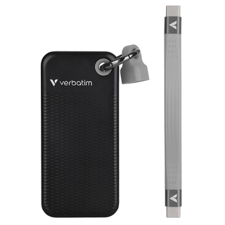 Внешний SSD диск Verbatim Pocket SSD 32190 1TB Чёрный 32190 - фото 2