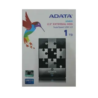 Внешний жесткий диск Adata AHV611- 1TU3-CBK