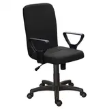 Офисное кресло Zeta Квадро Н гобелен/кожзам цвет черный