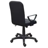 Офисное кресло Zeta Квадро Н гобелен/кожзам цвет черный - фото 2