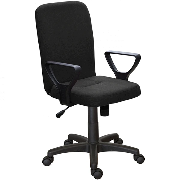 Офисное кресло Zeta Квадро Н кожзам цвет черный