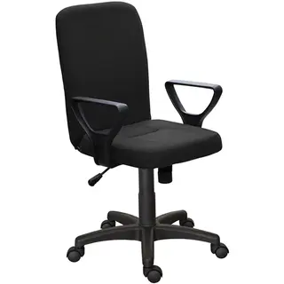 Офисное кресло Zeta Квадро Н кожзам цвет черный