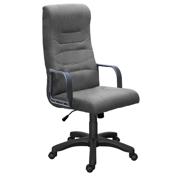 Представительское кресло Zeta Мерген гобелен цвет серый