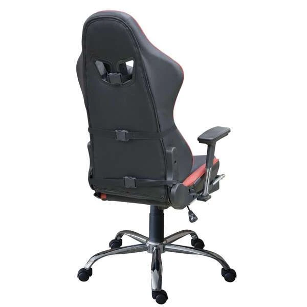 Геймерское кресло Zeta Strike Turbo черно-красное - фото 4