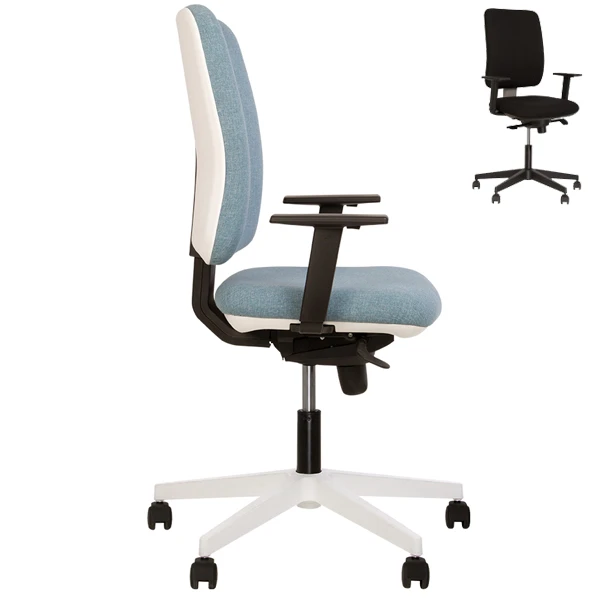 Кресло для персонала Nowy Styl Smart R Black ES PL70 LS-06 - фото 2