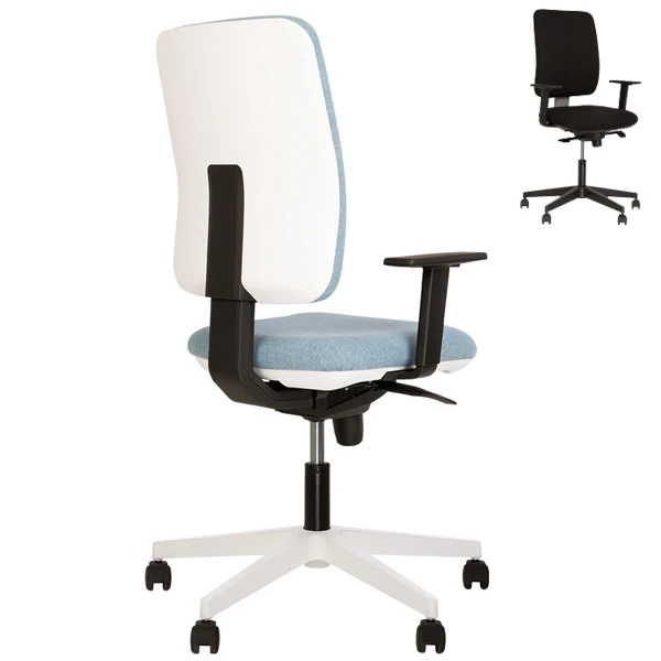 Кресло для персонала Nowy Styl Smart R Black ES PL70 LS-06 - фото 3