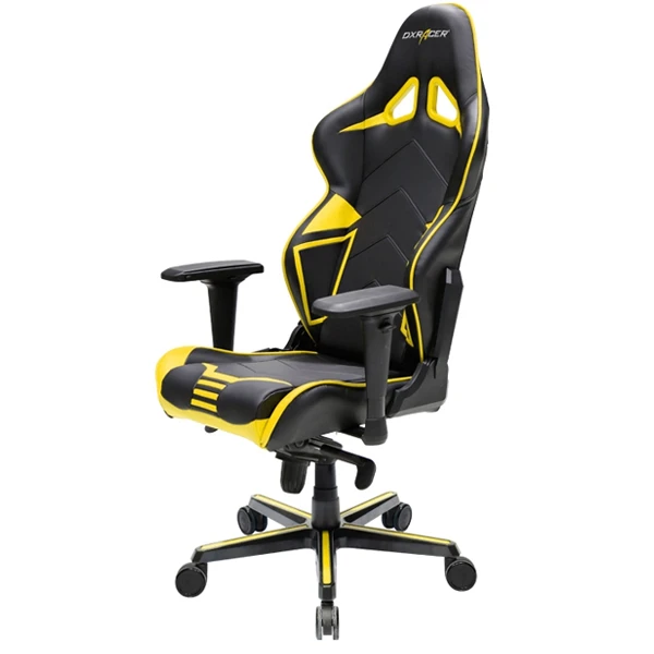 Игровое компьютерное кресло DX Racer OH/RV131/NY (Black/Yellow) - фото 3