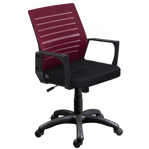 Офисное кресло Zeta М-3 бордовое