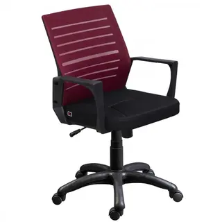 Офисное кресло Zeta М-3 бордовое