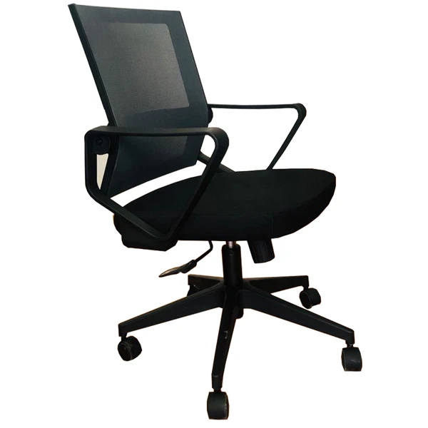 Офисное кресло Zeta D1-698BB черно-серое - фото 2