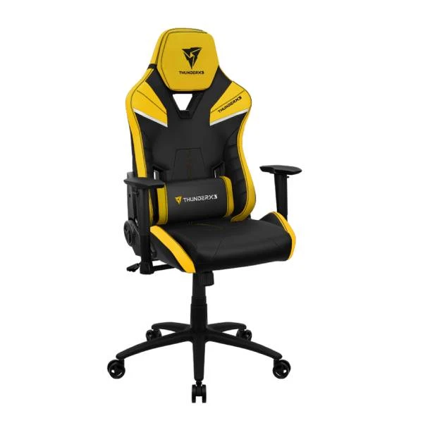Игровое компьютерное кресло ThunderX3 TC5-Bumblebee Yellow - фото 2