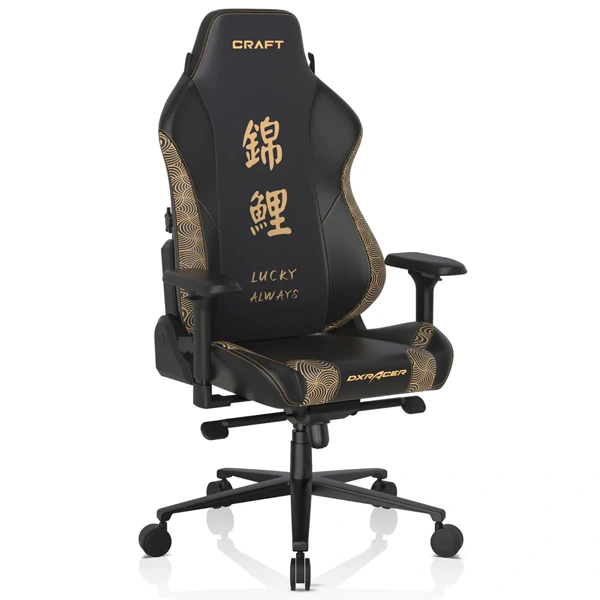 Игровое кресло DxRacer Craft 001 Gaming Chair H1 Configuration Black-Universal 135°-Koi - фото 2