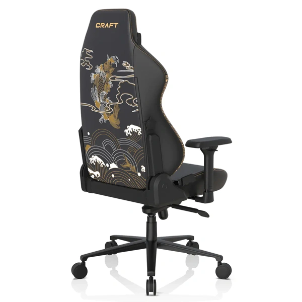 Игровое кресло DxRacer Craft 001 Gaming Chair H1 Configuration Black-Universal 135°-Koi - фото 4