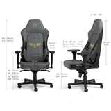 Игровое кресло Noblechairs HERO Warhammer 40k Edition NBL-HRO-PU-WHE - фото 6