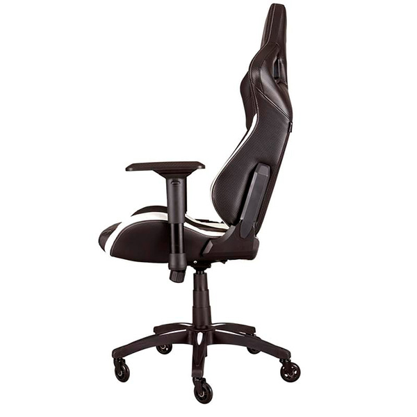 Игровое кресло Corsair T1 RACE Black/White - фото 4