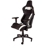 Игровое кресло Corsair T1 RACE Black/White - фото 3