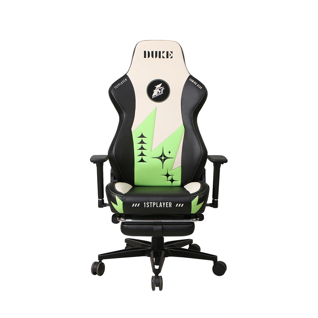 Игровое компьютерное кресло 1STPLAYER DUKE FR/ BKWHGE 