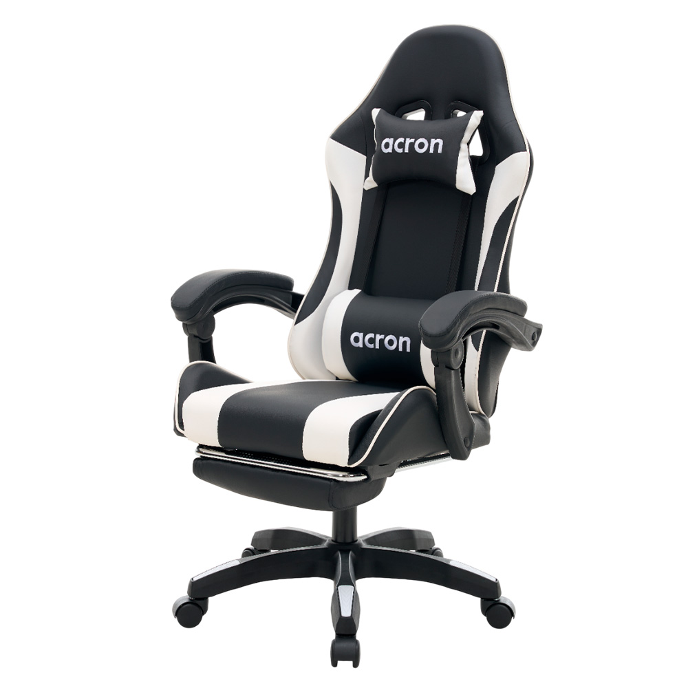 Игровое кресло Acron Base 01 FT Black/White - фото 5
