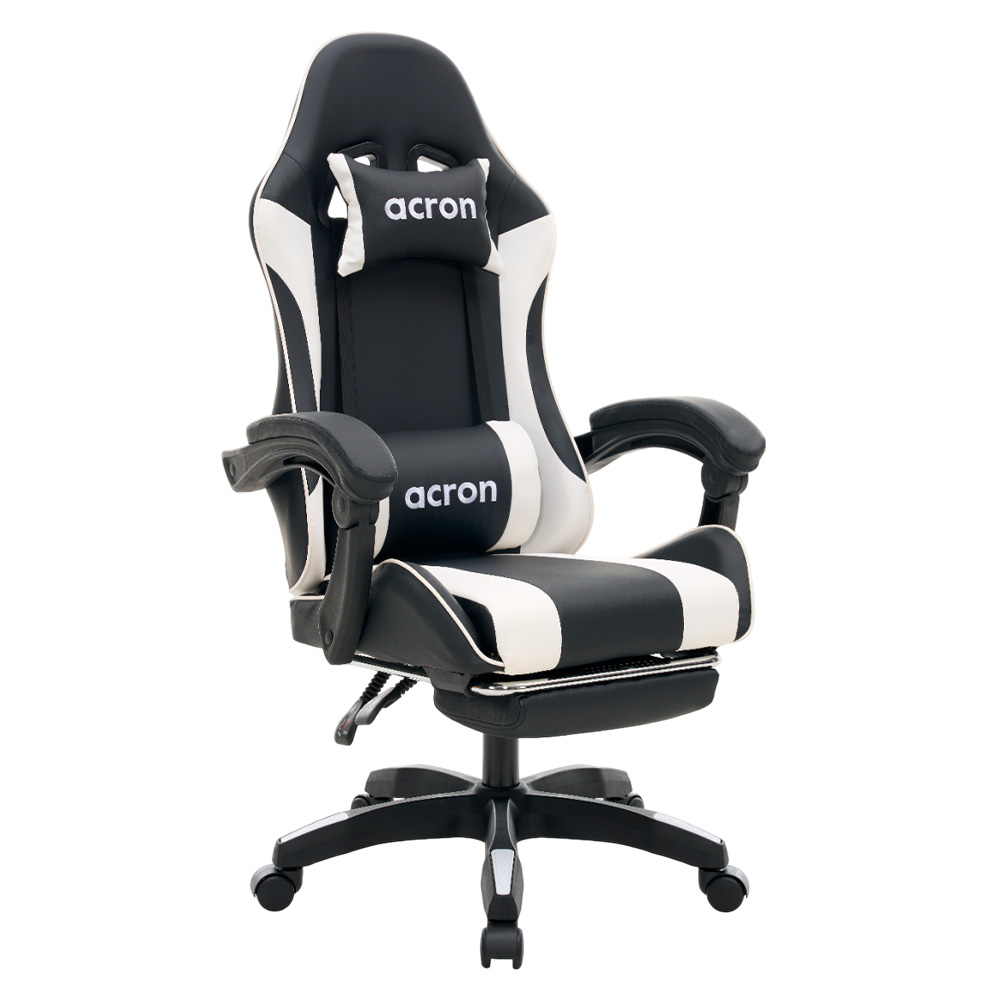 Игровое кресло Acron Base 01 FT Black/White - фото 4