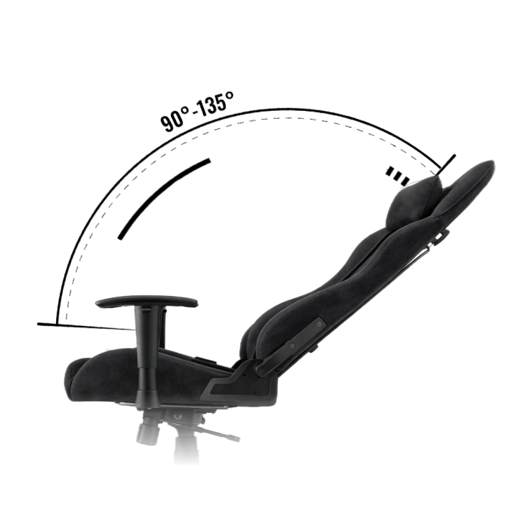 ARG ойын креслосы Ares Black V(Velour) - фото 5