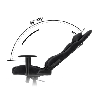 Игровое кресло ARG Ares Black V(Velour) - фото 5