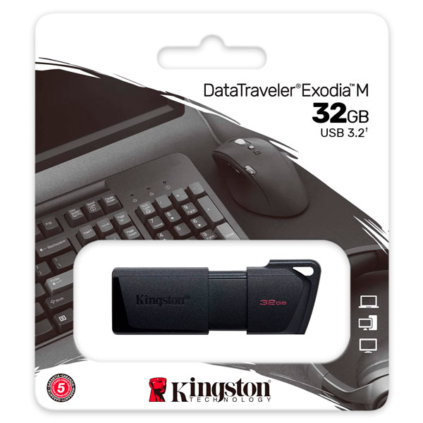 USB-накопитель Kingston DTXM 32GB Black