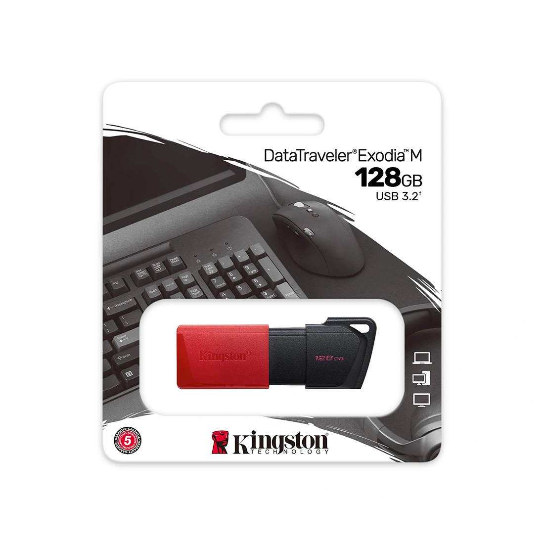 USB-накопитель Kingston DTXM/128GB - фото 4