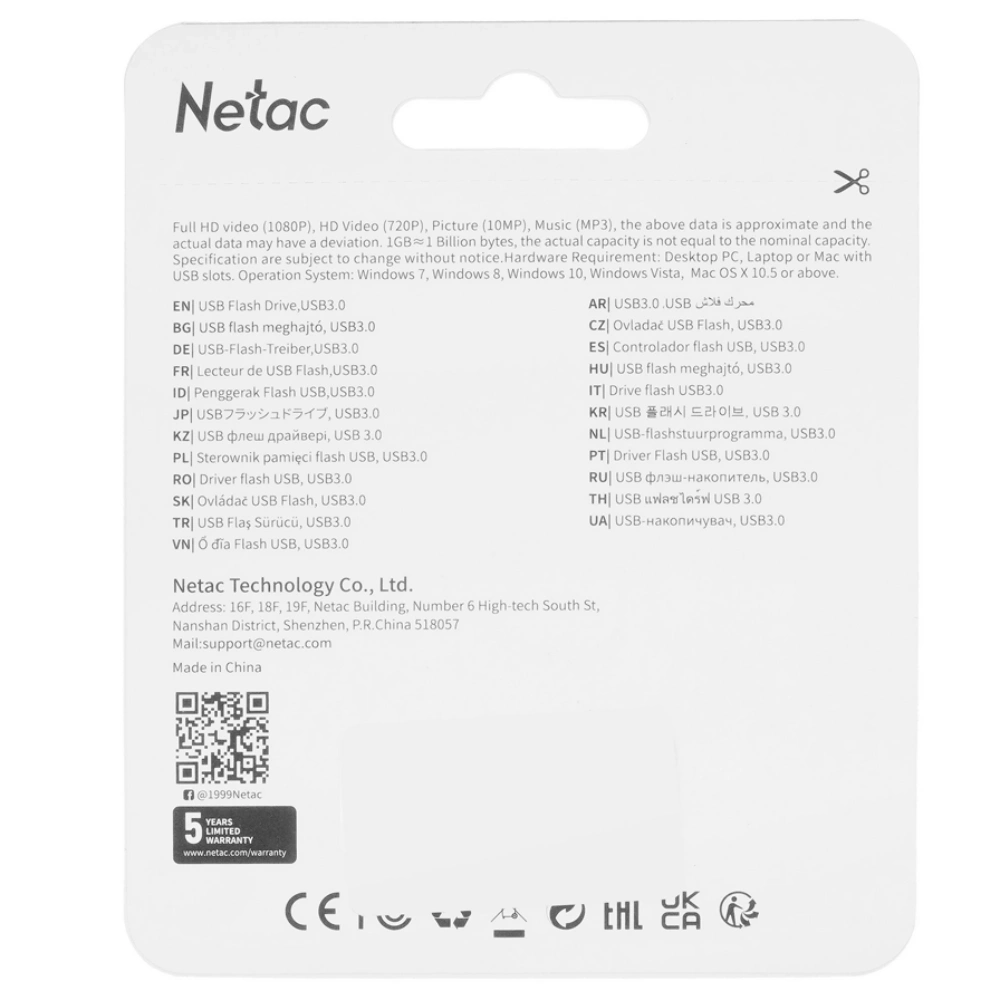 USB-накопитель Netac NT03U352N-032G-30PN 32GB - фото 3